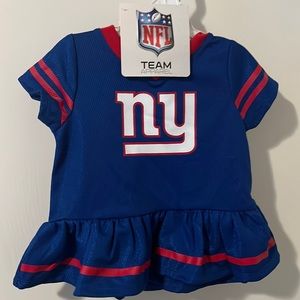 NY Giants baby dress